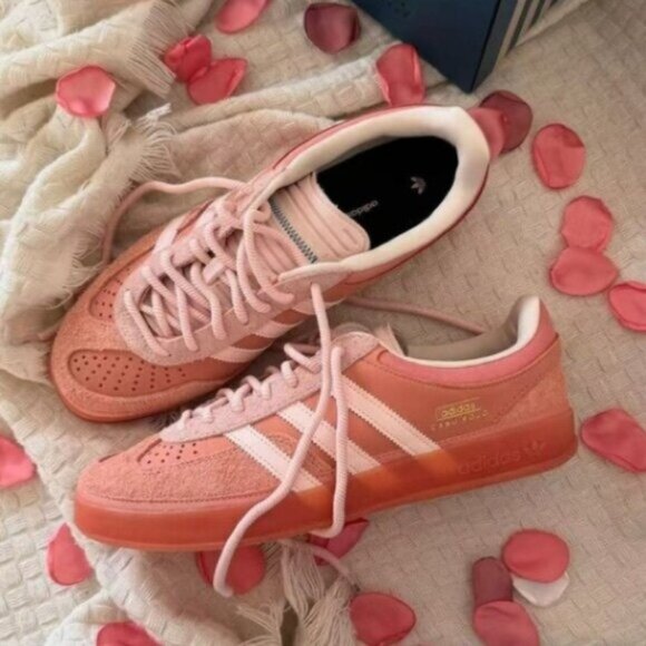 Adidas Women's Pink and Orange Platform Sneakers casual❤️❤️❤️ - Picture 5 of 7
